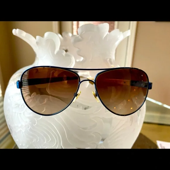 Tory Burch | Accessories | Tory Burch Blue Rimmed Aviator  display picture 3